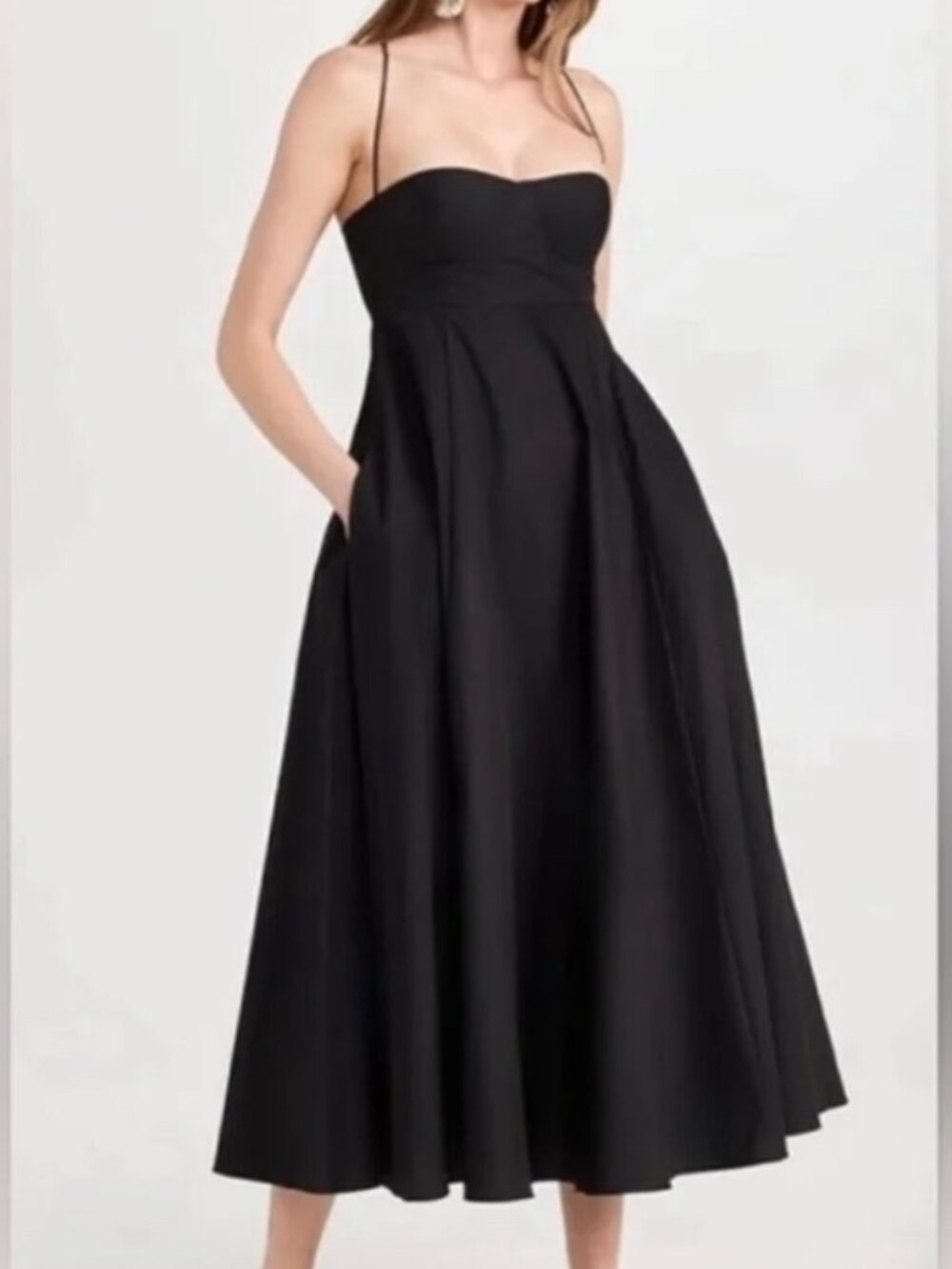 Pixie Market Antonia Padded Bra Midi Dress